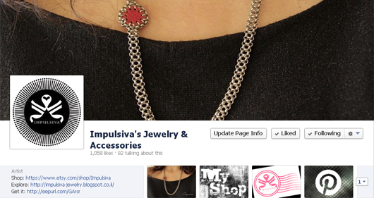 הקמת דף עסקי בפייסבוק למעצבת תכשיטים